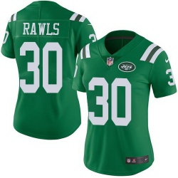 Nike Jets 30 Thomas Rawls Green Women Color Rush Limited Jersey Nike Jets 30 Thomas Rawls Green Women Color Rush Limited Jersey