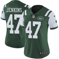 Nike Jets #47 Jordan Jenkins Green Team Color Womens Stitched NFL Vapor Untouchable Limited Jersey Nike Jets #47 Jordan Jenkins Green Team Color Womens Stitched NFL Vapor Untouchable Limited Jersey