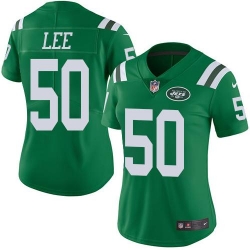 Nike Jets #50 Darron Lee Green Womens Stitched NFL Limited Rush Jersey Nike Jets #50 Darron Lee Green Womens Stitched NFL Limited Rush Jersey