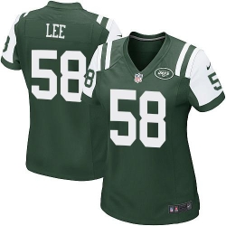 Nike Jets #58 Darron Lee Green Team Color Womens Stitched NFL Elite Jersey Nike Jets #58 Darron Lee Green Team Color Womens Stitched NFL Elite Jersey