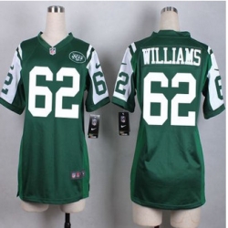 Women New Jets #62 Leonard Williams Green Team Color Stitched NFL Elite Jersey Women New Jets #62 Leonard Williams Green Team Color Stitched NFL Elite Jersey
