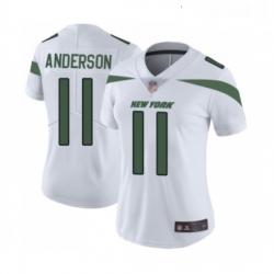 Womens New York Jets 11 Robby Anderson White Vapor Untouchable Limited Player Football Jersey Womens New York Jets 11 Robby Anderson White Vapor Untouchable Limited Player Football Jersey