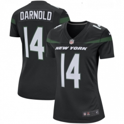 Womens New York Jets 14 Sam Darnold Nike Black Player Game Jersey Womens New York Jets 14 Sam Darnold Nike Black Player Game Jersey