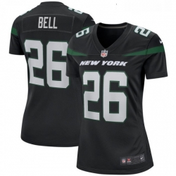 Womens New York Jets 26 Le Veon Bell Nike Game Jersey  Black Womens New York Jets 26 Le Veon Bell Nike Game Jersey  Black