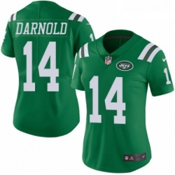 Womens Nike New York Jets 14 Sam Darnold Limited Green Rush Vapor Untouchable NFL Jersey Womens Nike New York Jets 14 Sam Darnold Limited Green Rush Vapor Untouchable NFL Jersey