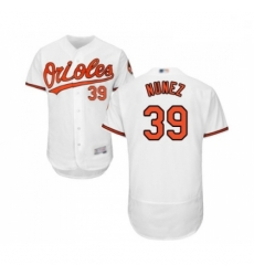 Mens Baltimore Orioles 39 Renato Nunez White Home Flex Base Authentic Collection Baseball Jersey