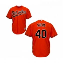 Youth Baltimore Orioles 40 Jesus Sucre Replica Orange Alternate Cool Base Baseball Jersey  Youth Baltimore Orioles 40 Jesus Sucre Replica Orange Alternate Cool Base Baseball Jersey