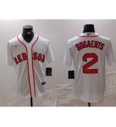 Men Boston Red Sox 2 Xander Bogaerts White Stitched Baseball Jersey