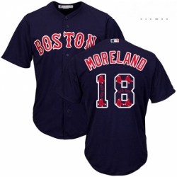 Mens Majestic Boston Red Sox 18 Mitch Moreland Authentic Navy Blue Team Logo Fashion Cool Base MLB Jersey Mens Majestic Boston Red Sox 18 Mitch Moreland Authentic Navy Blue Team Logo Fashion Cool Base MLB Jersey