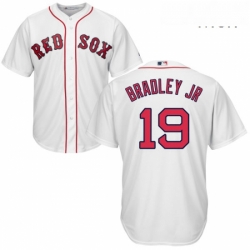 Mens Majestic Boston Red Sox 19 Jackie Bradley Jr Replica White Home Cool Base MLB Jersey  Mens Majestic Boston Red Sox 19 Jackie Bradley Jr Replica White Home Cool Base MLB Jersey