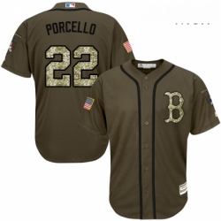 Mens Majestic Boston Red Sox 22 Rick Porcello Replica Green Salute to Service MLB Jersey Mens Majestic Boston Red Sox 22 Rick Porcello Replica Green Salute to Service MLB Jersey