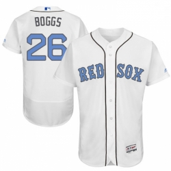 Mens Majestic Boston Red Sox 26 Wade Boggs Authentic White 2016 Fathers Day Fashion Flex Base MLB Jersey Mens Majestic Boston Red Sox 26 Wade Boggs Authentic White 2016 Fathers Day Fashion Flex Base MLB Jersey