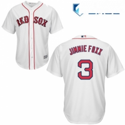 Mens Majestic Boston Red Sox 3 Jimmie Foxx Replica White Home Cool Base MLB Jersey Mens Majestic Boston Red Sox 3 Jimmie Foxx Replica White Home Cool Base MLB Jersey