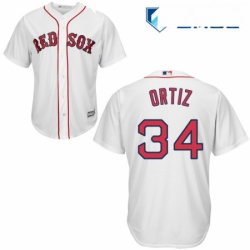 Mens Majestic Boston Red Sox 34 David Ortiz Replica White Home Cool Base MLB Jersey Mens Majestic Boston Red Sox 34 David Ortiz Replica White Home Cool Base MLB Jersey