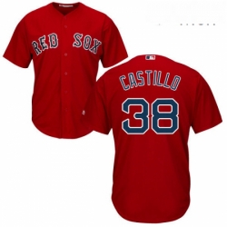 Mens Majestic Boston Red Sox 38 Rusney Castillo Replica Red Alternate Home Cool Base MLB Jersey Mens Majestic Boston Red Sox 38 Rusney Castillo Replica Red Alternate Home Cool Base MLB Jersey