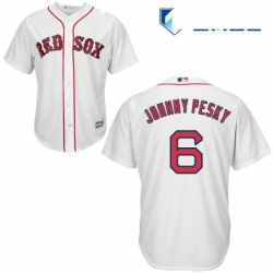 Mens Majestic Boston Red Sox 6 Johnny Pesky Replica White Home Cool Base MLB Jersey Mens Majestic Boston Red Sox 6 Johnny Pesky Replica White Home Cool Base MLB Jersey
