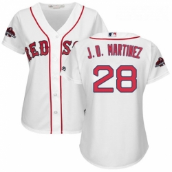Womens Majestic Boston Red Sox 28 j D Martinez Authentic White Home 2018 World Series Champions MLB Jerse Womens Majestic Boston Red Sox 28 j D Martinez Authentic White Home 2018 World Series Champions MLB Jerse