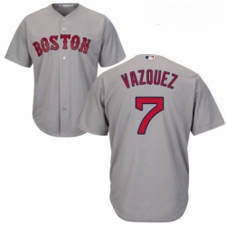 Youth Majestic Boston Red Sox 7 Christian Vazquez Replica Grey Road Cool Base MLB Jersey Youth Majestic Boston Red Sox 7 Christian Vazquez Replica Grey Road Cool Base MLB Jersey