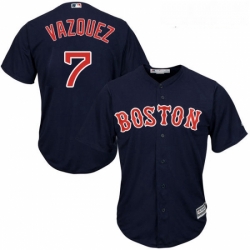 Youth Majestic Boston Red Sox 7 Christian Vazquez Replica Navy Blue Alternate Road Cool Base MLB Jersey Youth Majestic Boston Red Sox 7 Christian Vazquez Replica Navy Blue Alternate Road Cool Base MLB Jersey