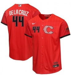 Youth Cincinnati Reds 44 Elly De La Cruz Red 2026 City Connect Stadium Stitched Baseball Jersey Youth Cincinnati Reds 44 Elly De La Cruz Red 2026 City Connect Stadium Stitched Baseball Jersey
