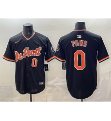 Men Detroit Tigers 0 Paws Black 2026 Alternate Vapor Premier Limited Stitched Baseball Jersey Men Detroit Tigers 0 Paws Black 2026 Alternate Vapor Premier Limited Stitched Baseball Jersey