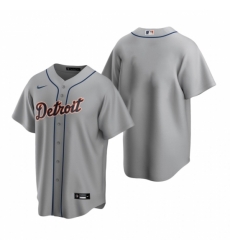 Mens Nike Detroit Tigers Blank Gray Road Baseball Jersey