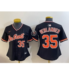Youth Detroit Tigers 35 Justin Verlander Black 2026 Alternate Vapor Premier Limited Stitched Baseball Jersey Youth Detroit Tigers 35 Justin Verlander Black 2026 Alternate Vapor Premier Limited Stitched Baseball Jersey