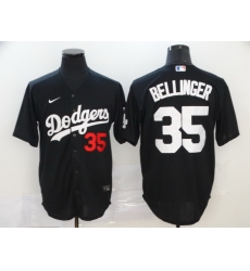 Dodgers 35 Cody Bellinger Black 2020 Nike Flexbase Jersey