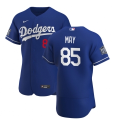 Men Los Angeles Dodgers 85 Dustin May Men Nike Royal Alternate 2020 World Series Bound Flex Base Player MLB Jersey