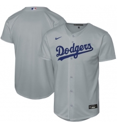 Men Los Angeles Dodgers Blank Gray Stitched MLB Jersey Men Los Angeles Dodgers Blank Gray Stitched MLB Jersey