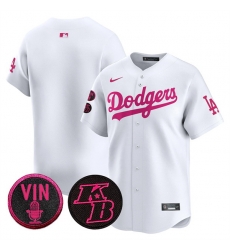 Men Los Angeles Dodgers Blank White 2026 Mothers Day Vapor Premier Limited Stitched Baseball Jersey Men Los Angeles Dodgers Blank White 2026 Mothers Day Vapor Premier Limited Stitched Baseball Jersey
