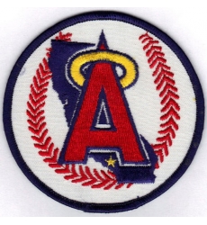 California Angels Primary Team Logo Jersey Sleeve Patch Biaog