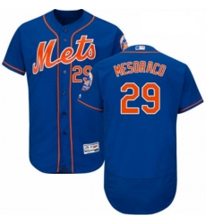 Mens Majestic New York Mets 29 Devin Mesoraco Royal Blue Alternate Flex Base Authentic Collection MLB Jersey