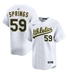 Men Athletics Nike Home Limited Custom Jersey White Springs Jeffrey 59 Men Athletics Nike Home Limited Custom Jersey White Springs Jeffrey 59