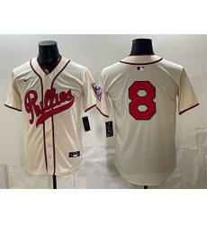 Men Philadelphia Phillies 8 Nick Castellanos Cream 2026 Field of Dreams Stadium Stitched Baseball Jersey Men Philadelphia Phillies 8 Nick Castellanos Cream 2026 Field of Dreams Stadium Stitched Baseball Jersey