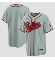 Men Philadelphia Phillies Blank Gray 2026 Field of Dreams Stadium Stitched Baseball Jersey Men Philadelphia Phillies Blank Gray 2026 Field of Dreams Stadium Stitched Baseball Jersey
