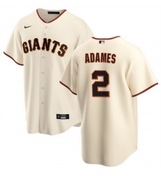 Men San Francisco Giants 2 Willy Adames Cream Cool Base Stitched Baseball Jersey