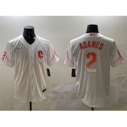 Men San Francisco Giants 2 Willy Adames White City Connect Cool Base Stitched Baseball Jersey