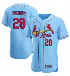 Youth St. Louis Cardinals Nolan Arenado Blue Jersey Home Flex Base