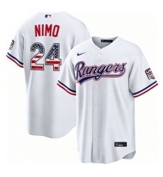 Men Texas Rangers Brandon Nimmo #24 Fourth of July 2026 Stitched MLB jerseys Men Texas Rangers Brandon Nimmo #24 Fourth of July 2026 Stitched MLB jerseys