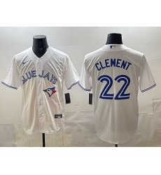Men Toronto Blue Jays 22 Ernie Clement white 50th Anniversary Alternate Limited Jersey Men Toronto Blue Jays 22 Ernie Clement white 50th Anniversary Alternate Limited Jersey