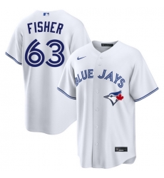 Men Toronto Blue Jays Braydon Fisher 63 White Home Limited Stitched Baseball Jersey Men Toronto Blue Jays Braydon Fisher 63 White Home Limited Stitched Baseball Jersey