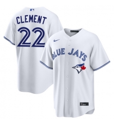 Men Toronto Blue Jays Ernie Clement 22 White Home Limited Stitched Baseball Jersey Men Toronto Blue Jays Ernie Clement 22 White Home Limited Stitched Baseball Jersey