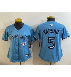 Youth Toronto Blue Jays 5 Daulton Varsho Blue Limited Stitched Baseball Jersey Youth Toronto Blue Jays 5 Daulton Varsho Blue Limited Stitched Baseball Jersey