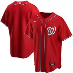 Men Washington Nationals Nike Red Blank Jersey