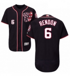 Mens Majestic Washington Nationals 6 Anthony Rendon Navy Blue Alternate Flex Base Authentic Collection MLB Jersey