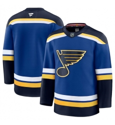 Men St  Louis Blues Blank Blue 2024 25 Home Stitched Hockey Jersey