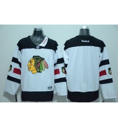 Blackhawks Blank White 2016 Stadium Series Stitched NHL Jersey