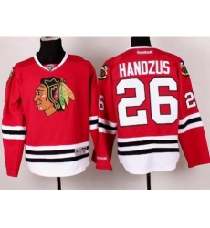 Chicago Blackhawks 26 Michal Handzus Red Hockey NHL Jerseys