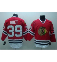 Chicago Blackhawks 39 HUET jersey red